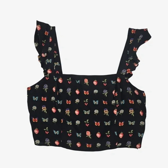 SOLD Paige Crop Top Womens Large - Picture 3 of 10